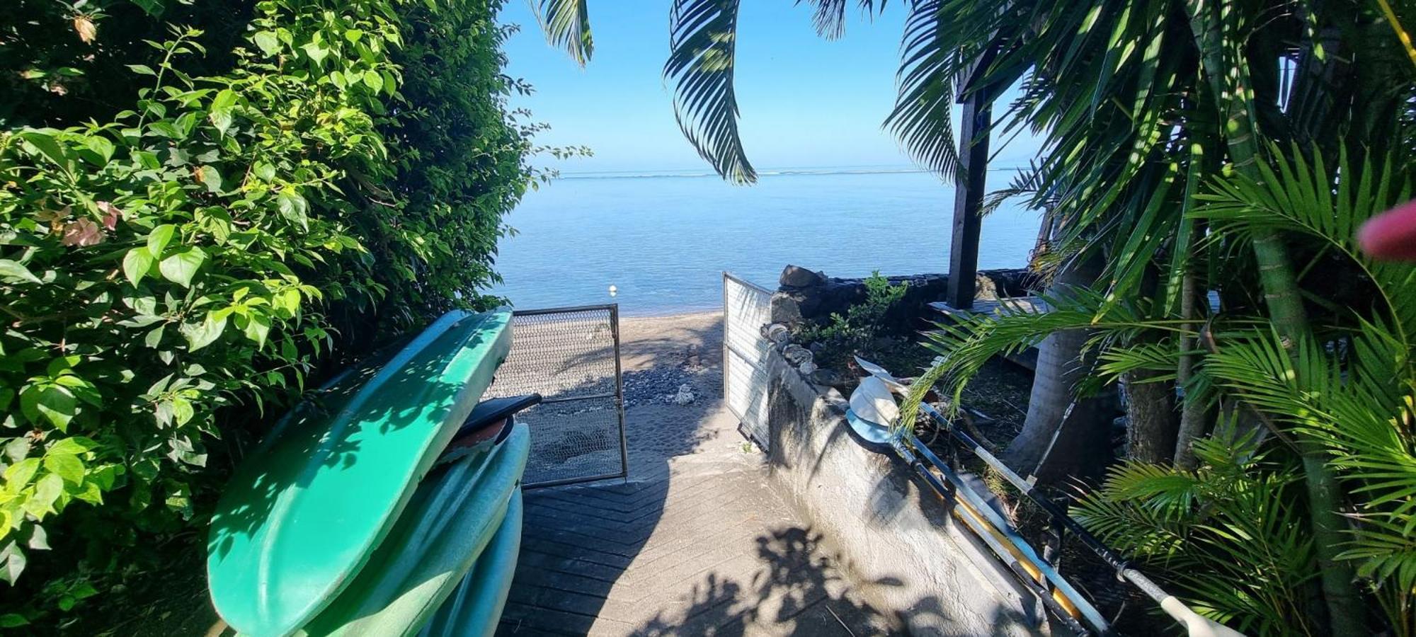 La Maison D'Artiste Du Bord De Mer Pa'ea Bagian luar foto